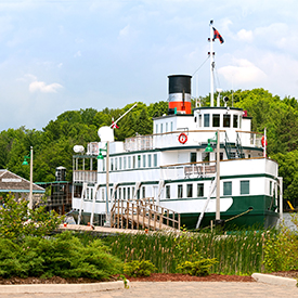 A dock in Gravenhurst.