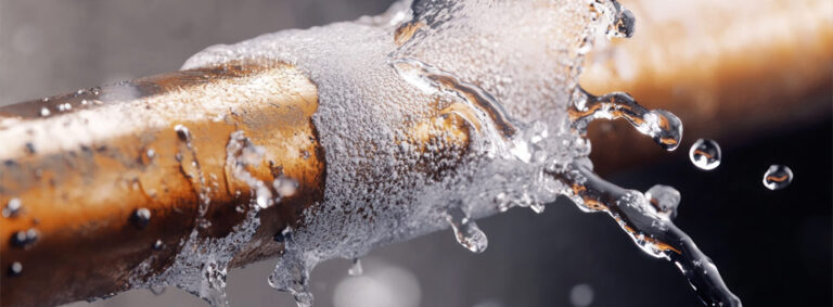 Frozen pipe.